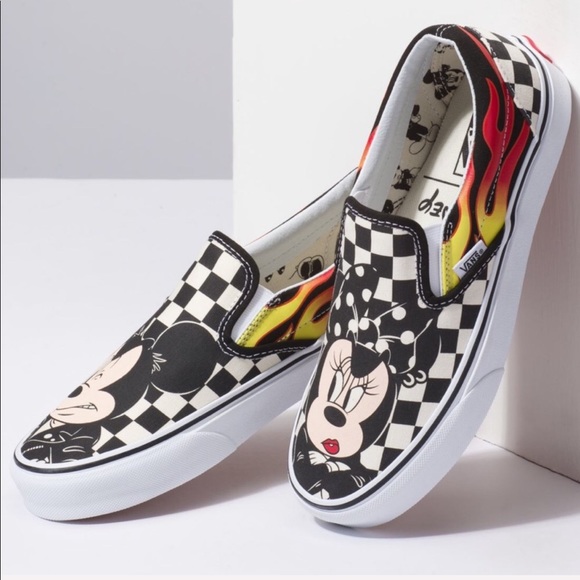 disney checkered vans